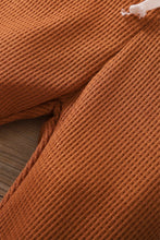 Load image into Gallery viewer, Baby Printed Bodysuit and Waffle-Knit Drawstring Pants Set
