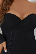 Load image into Gallery viewer, Beaded Slit Off-Shoulder Bodycon Dress