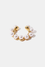 Load image into Gallery viewer, Pearl C-Shaped Ear Cuffs