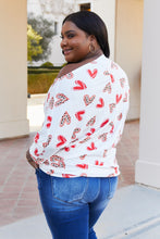 Load image into Gallery viewer, Heimish Full Size Leopard Heart Boat Neck Top