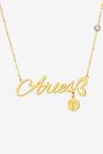 Load image into Gallery viewer, Constellation Pendant Zircon Necklace