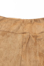 Load image into Gallery viewer, Fringe Hem Suede Skirt