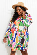 Load image into Gallery viewer, Cotton Bleu Disco Days Full Size Printed Airflow Dress