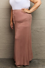 Load image into Gallery viewer, Culture Code For The Day Full Size Flare Maxi Skirt in Chocolate