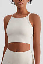 Load image into Gallery viewer, Round Neck Cropped Sports Cami