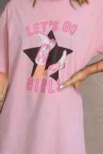 Load image into Gallery viewer, Graphic Round Neck Dropped Shoulder Long Tee