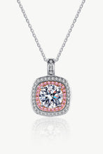 Load image into Gallery viewer, Moissanite Geometric Pendant Necklace DIBS 7025