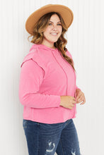 Load image into Gallery viewer, Andree by Unit Live Simply Full Size Shoulder Detail Knit Hoodie