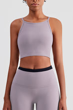 Load image into Gallery viewer, Round Neck Cropped Sports Cami