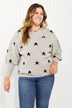 Load image into Gallery viewer, Heimish All of the Stars Full Size Star Hooded Sweater