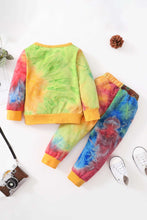 Load image into Gallery viewer, Kids Tie-Dye Top and Joggers Set