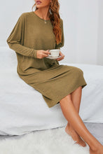 Load image into Gallery viewer, Round Neck Dolman Sleeve Dress