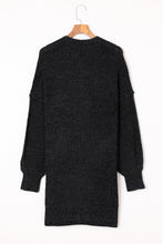 Load image into Gallery viewer, Heathered Open Front Longline Cardigan DIBS l HEATHERED
