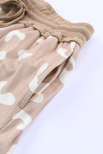 Load image into Gallery viewer, Leopard V-Neck Top and Shorts Lounge Set