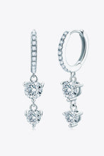 Load image into Gallery viewer, Adored Be The One Moissanite Drop Earrings