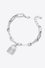 Load image into Gallery viewer, Lock Charm Chain Bracelet