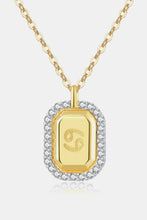 Load image into Gallery viewer, Zircon Decor Constellation Pendant Necklace