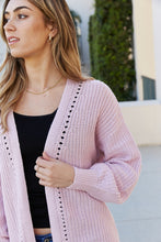Load image into Gallery viewer, Blu Pepper Full Size Open Front Rib-Knit Cardigan