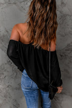Load image into Gallery viewer, Cold Shoulder Halter Blouse DIBS BLOUSE
