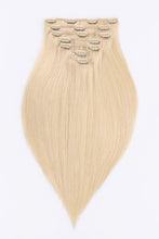 Load image into Gallery viewer, 20" 120g Clip-in Hair Extensions Indian Human Hair in Blonde