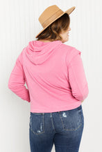 Load image into Gallery viewer, Andree by Unit Live Simply Full Size Shoulder Detail Knit Hoodie