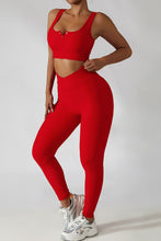 Load image into Gallery viewer, Crossover Waist Seamless Yoga Leggings