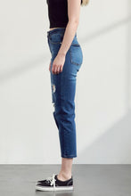 Load image into Gallery viewer, Muselooks High-Rise Distressed Cropped Jeans
