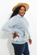 Load image into Gallery viewer, Zenana New Friends Full Size Acid Wash Fleece Hoodie