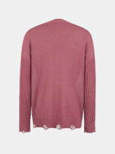 Load image into Gallery viewer, Graphic Distressed Dropped Shoulder Sweater