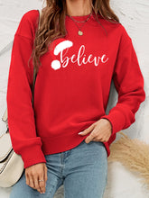 Load image into Gallery viewer, Christmas BELIEVE Crewneck Sweatshirt