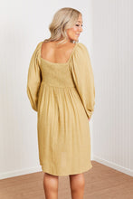 Load image into Gallery viewer, GeeGee Angel of Mine Full Size Crochet Yoke Mini Dress