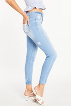 Load image into Gallery viewer, High waisted skinny with shredded abrasion