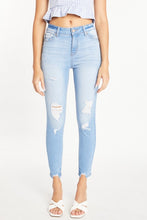 Load image into Gallery viewer, High waisted skinny with shredded abrasion