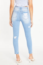 Load image into Gallery viewer, High waisted skinny with shredded abrasion