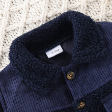 Load image into Gallery viewer, Baby Spliced Sherpa Jacket and Pants Set