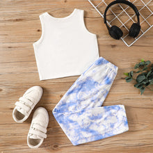 Load image into Gallery viewer, SWEET GIRL Tank and Tie-Dye Joggers Set