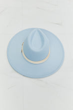 Load image into Gallery viewer, Fame Summer Blues Fedora Hat