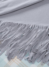 Load image into Gallery viewer, Fringe Trim Center Seam Dolman Sleeve Top