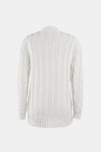 Load image into Gallery viewer, Cable-Knit Button Down V-Neck Cardigan