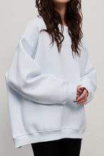 Load image into Gallery viewer, Oversize Round Neck Dropped Shoulder Sweatshirt