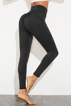 Load image into Gallery viewer, Exposed Seam Ruched Yoga Leggings