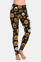 Load image into Gallery viewer, Halloween Print Elastic Waistband Leggings