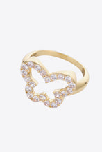Load image into Gallery viewer, Rhinestone Butterfly-Shaped Ring