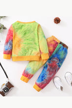 Load image into Gallery viewer, Kids Tie-Dye Top and Joggers Set