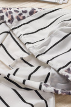 Load image into Gallery viewer, Plus Size Mixed Print Curved Hem Hoodie