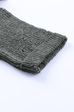 Load image into Gallery viewer, Distressed Rib-Knit Sweater with Breast Pocket