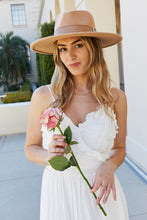 Load image into Gallery viewer, Petal Dew Spaghetti Strap Frilled Midi Dress