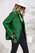 Load image into Gallery viewer, Lapel Collar Long Sleeve Blazer