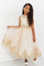 Load image into Gallery viewer, Kid's Dream Let's Dance Formal Tutu Dress in Light Apricot