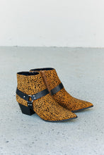 Load image into Gallery viewer, Qupid Animal Print Faux Suede PU Booties